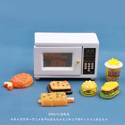 娃娃屋diy小屋1:12模型屋微波爐迷你家具模型配件廚房電器小擺件 娃娃屋diy小屋1:12模型屋微波爐迷你家具模型配件廚房電器小擺件