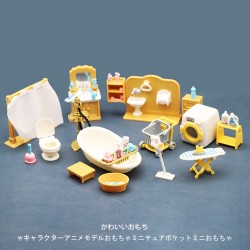 好看浴室套裝仿真過家家衛生間廁所浴缸洗手臺模型擺件女孩小玩具 好看浴室套裝仿真過家家衛生間廁所浴缸洗手臺模型擺件女孩小玩具