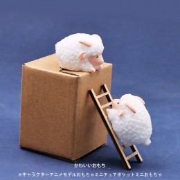 日式仿真可愛小動物小綿羊卡通模型擺件迷你玩具微景觀過家家玩偶 日式仿真可愛小動物小綿羊卡通模型擺件迷你玩具微景觀過家家玩偶