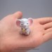 可愛Q版迷你小象微縮大象仿真靜態動物模型汽車桌面擺件玩具玩偶
