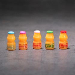 酸奶瓶飲料微縮食玩迷你模型di小廚房超市過家家仿真超小食物玩具