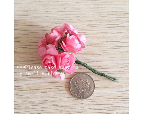 6分bjd娃娃配件 1:12娃娃屋迷你家具場景食玩仿真模型 玫瑰花花籃 6分bjd娃娃配件 1:12娃娃屋迷你家具場景食玩仿真模型 玫瑰花花籃