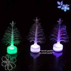 仿真亞克力迷你圣誕樹 LED發光樹創意禮品七彩發光迷你圣誕樹擺件 仿真亞克力迷你圣誕樹 LED發光樹創意禮品七彩發光迷你圣誕樹擺件