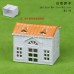 塑料小房子模型仿真小屋子成品道具微縮房沙盤場景擺設道具小洋樓