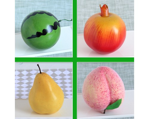 仿真水果西瓜模型假石榴桃子梨子道具水果蔬菜擺設裝飾品泡沫果蔬 仿真水果西瓜模型假石榴桃子梨子道具水果蔬菜擺設裝飾品泡沫果蔬