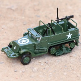4D二戰半履帶裝甲戰車拼裝模型軍事擺件1:72少兒科教游戲沙盤玩具 4D二戰半履帶裝甲戰車拼裝模型軍事擺件1:72少兒科教游戲沙盤玩具