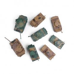 4D拼裝模型1:72二戰盟軍謝爾曼挑戰者KV坦克免膠組裝軍事玩具擺件 4D拼裝模型1:72二戰盟軍謝爾曼挑戰者KV坦克免膠組裝軍事玩具擺件