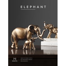 【曼塔】曼塔復古大象擺件家居客廳酒柜裝飾品工藝書柜辦公室擺設 【曼塔】曼塔復古大象擺件家居客廳酒柜裝飾品工藝書柜辦公室擺設