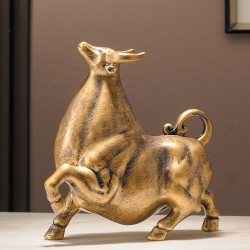 十二生肖招財牛存錢罐客廳擺件2024年新款大人儲蓄罐大容量儲錢罐