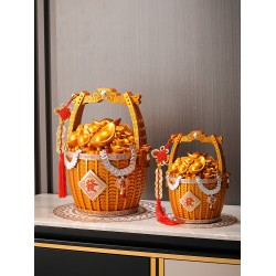 聚財一桶金存錢罐小擺件家居客廳玄關電視柜酒柜裝飾品招財聚寶盆 聚財一桶金存錢罐小擺件家居客廳玄關電視柜酒柜裝飾品招財聚寶盆