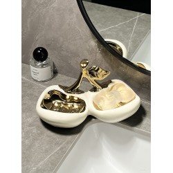 ins風柿柿如意肥皂盒創意瀝水免打孔柿子皂碟收納架創意家用裝飾 ins風柿柿如意肥皂盒創意瀝水免打孔柿子皂碟收納架創意家用裝飾