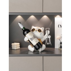 招財貓紅酒架子擺件輕奢高檔玄關客廳酒柜電視柜餐邊柜軟裝裝飾品 招財貓紅酒架子擺件輕奢高檔玄關客廳酒柜電視柜餐邊柜軟裝裝飾品