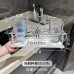 輕奢衛生間浴室洗手洗漱臺化妝品梳妝臺面置物架廁所桌面收納架盒