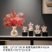 喬遷之喜新居禮品發財果擺件新中式電視柜酒柜裝飾品玄關入戶客廳