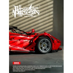 中國積木雙鷹CADA1:8跑車拉法488高難度新年禮物拼裝積木玩具模型 中國積木雙鷹CADA1:8跑車拉法488高難度新年禮物拼裝積木玩具模型