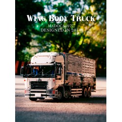 適用于樂高MOC荒川大卡遙控貨柜車高難度宇星拼裝積木玩具模型 適用于樂高MOC荒川大卡遙控貨柜車高難度宇星拼裝積木玩具模型