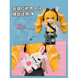 奇妙積木Keeppley王者榮耀周邊安琪拉玩具時之奇旅模型擺件禮物