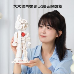 【拼奇積木】拼奇阿童木純白色透視半機甲70周年潮玩益智擺件積木 【拼奇積木】拼奇阿童木純白色透視半機甲70周年潮玩益智擺件積木