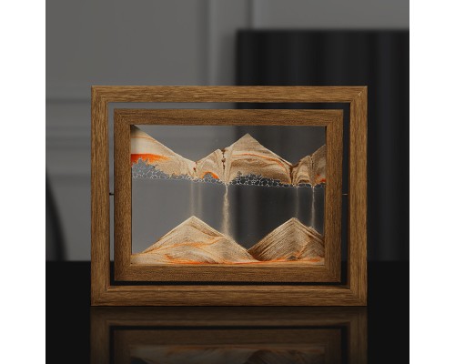 新款創意解壓流沙畫3D立體沙漏辦公室桌面旋轉相框擺件家居裝飾品 新款創意解壓流沙畫3D立體沙漏辦公室桌面旋轉相框擺件家居裝飾品