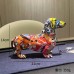 歐式炫彩桌面大號臘腸狗創意樹脂工藝品家居擺件客廳裝飾品禮物 歐式炫彩桌面大號臘腸狗創意樹脂工藝品家居擺件客廳裝飾品禮物